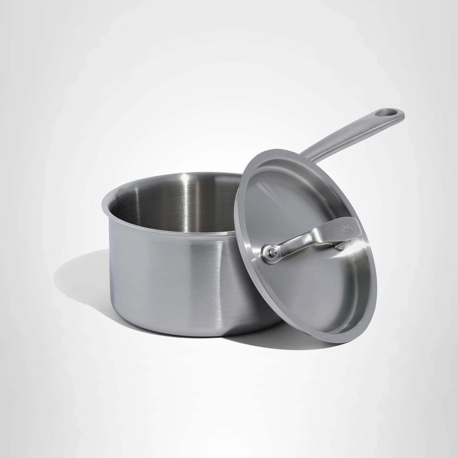 2 Quart Stainless Steel Saucepan with Lid – 5 Ply Clad Cookware – Induction Read