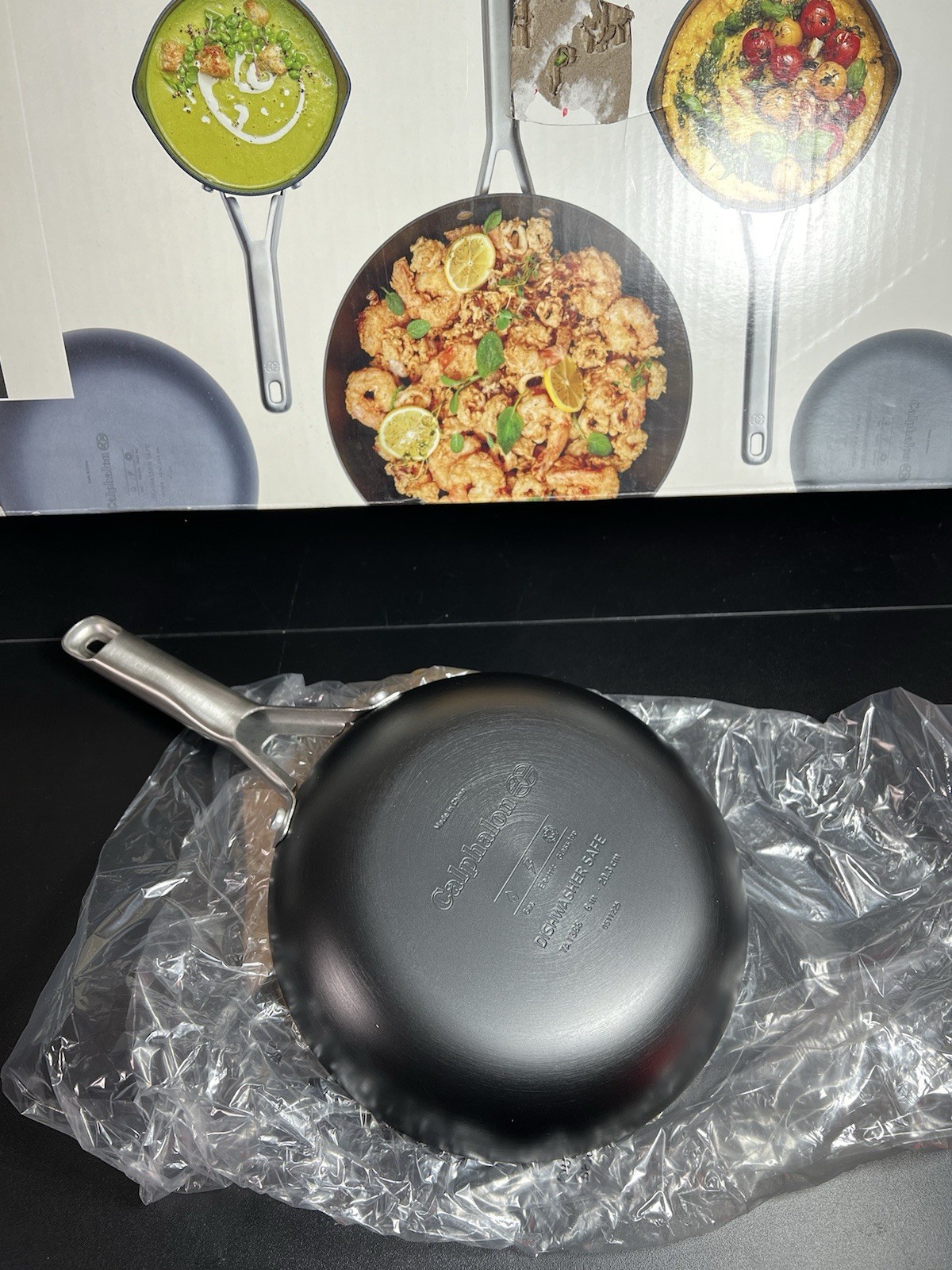 NEW Calphalon Hard-Anodized Nonstick 8-Piece Cookware Set Black – READ