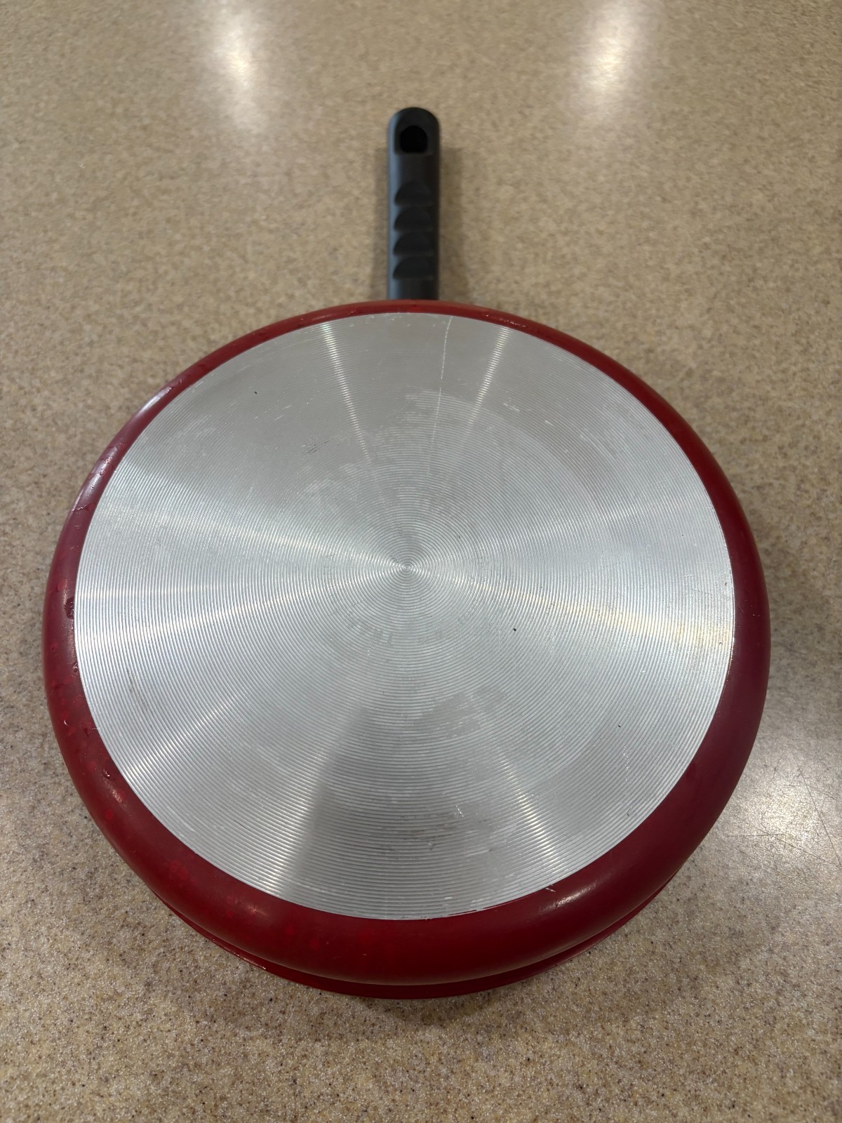 Tramontina 9 Inch Red Nonstick Covered Deep Saute Pan