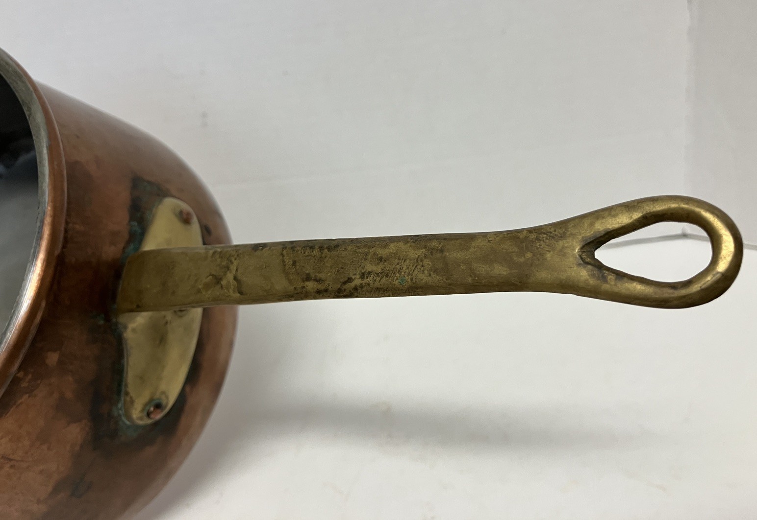 Vtg Professional Douro Portugal Copper Saucepan & Lid 4 Qt Cookware