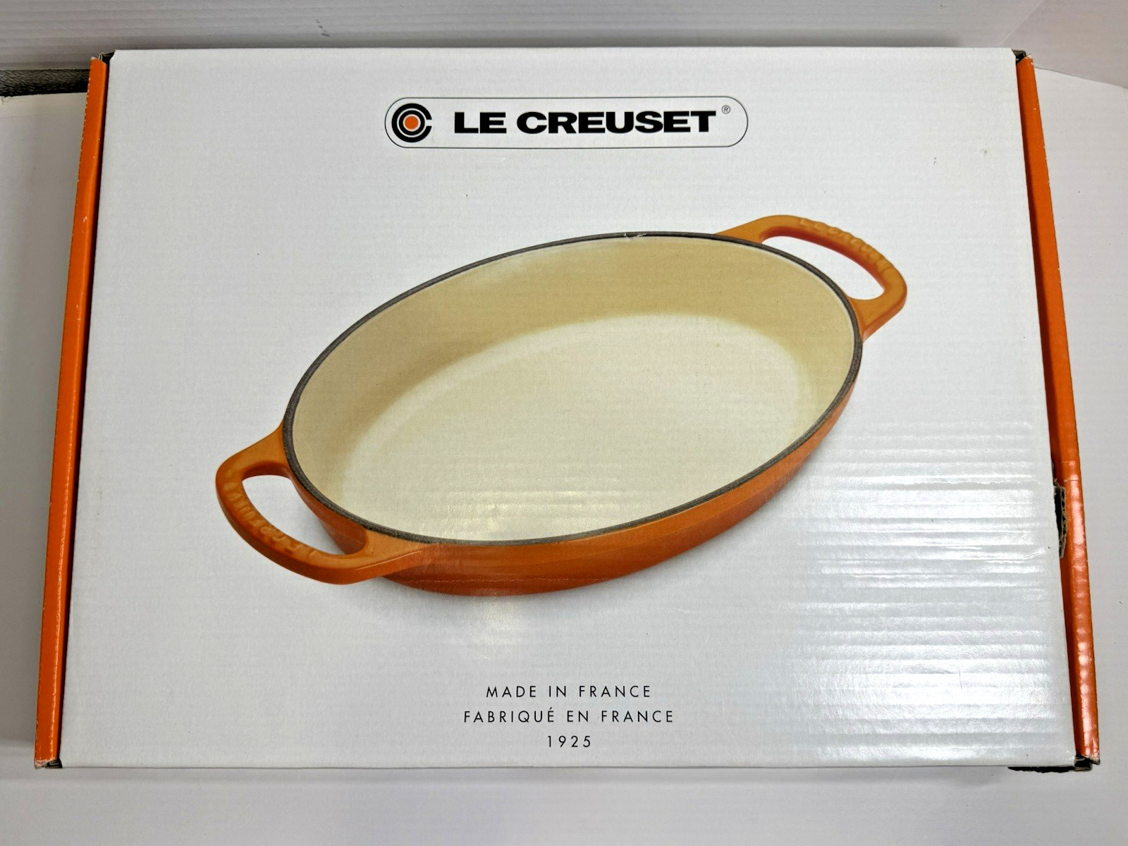 LE CREUSET 3 QT 2.8L Signature Noir Matte Black Oval Cast Iron Baker Enameled