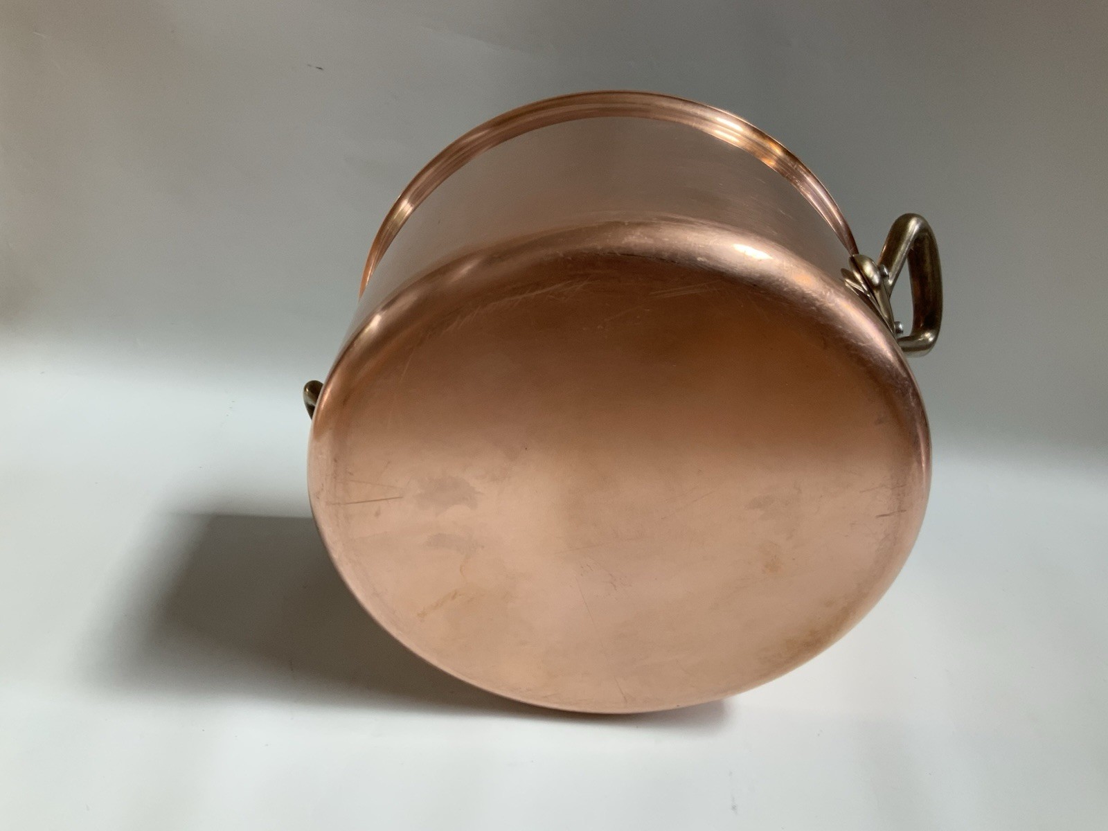 Williams Sonoma LARGE 5 QUART Copper Stock Pot Made in France 9.78 X 5.5’’T