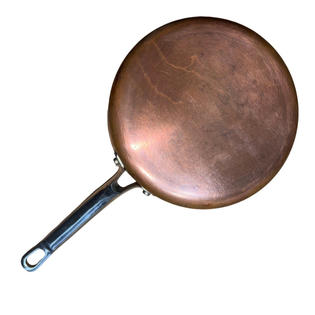 Lagostina Hammered Copper Clad Steel 2 Qt. / 1.9 L. Covered Pot