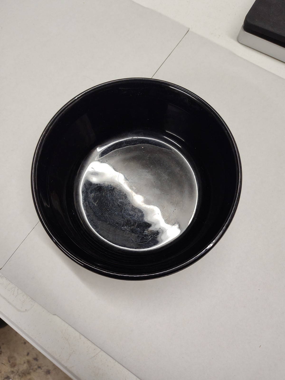 Vintage CorningWare Classic Black Casserole Dish, 1.6 Liter