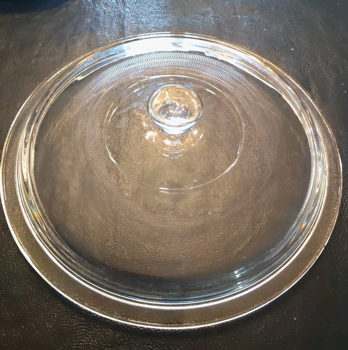 Clear Pyrex Crockpot Lid 9.25 In. Inner, 10.375 In. Outer Diameter Lid
