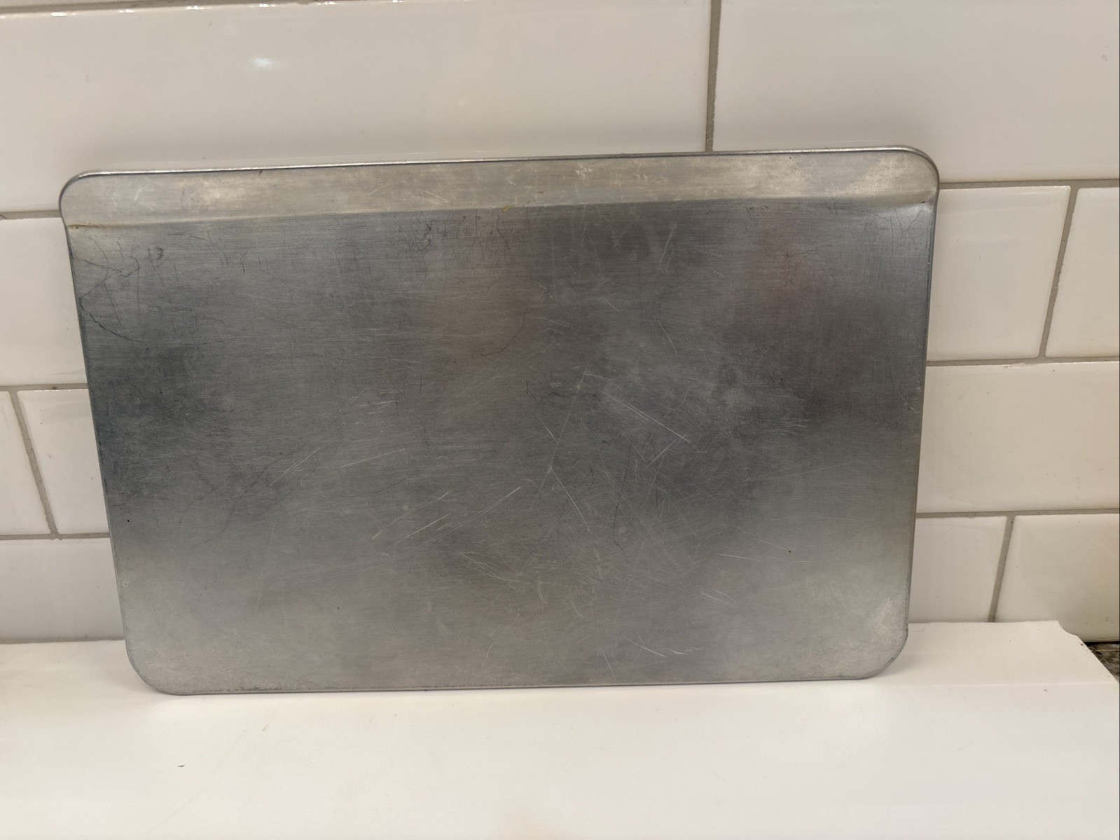 Vintage 1950’s Small 10”X 6½” Aluminum Miniature Cookie Sheet