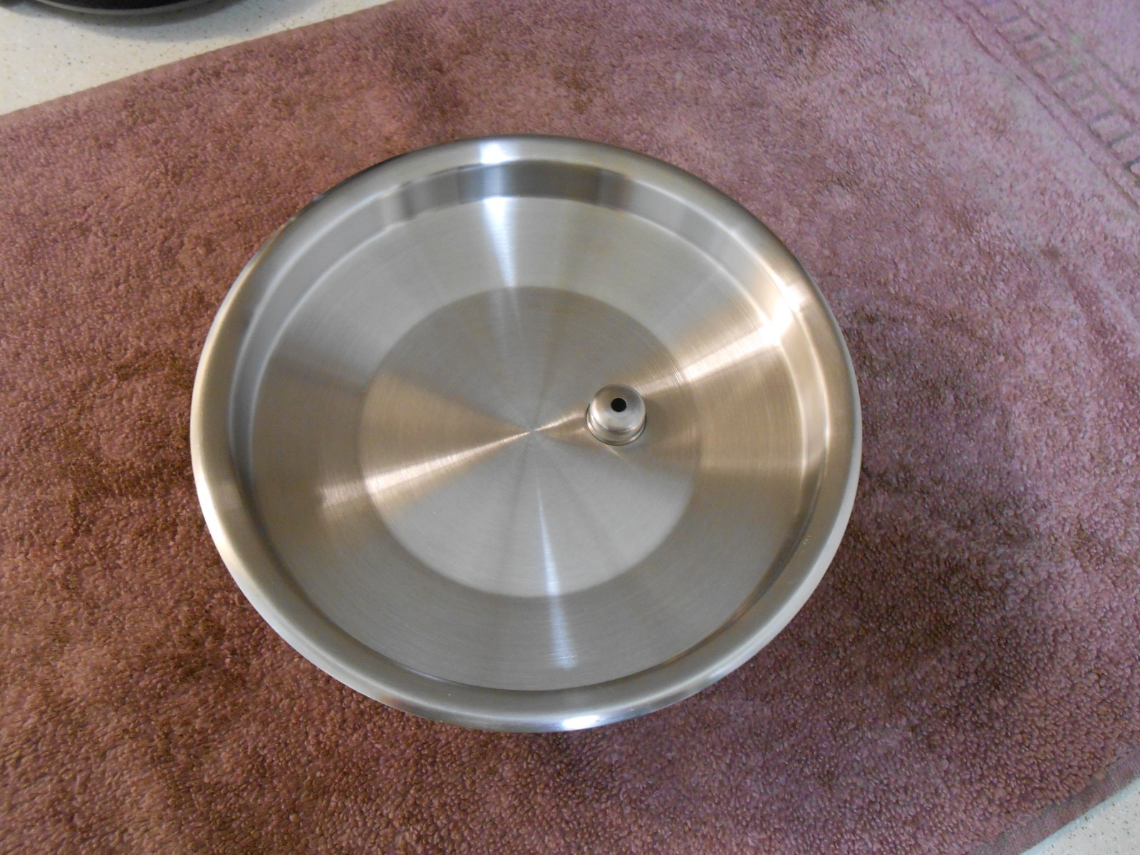 LUSTRE CRAFT Saucepan Vented LID (lid only, 7 1/4″) Stainless VERY CLEAN & SHINY