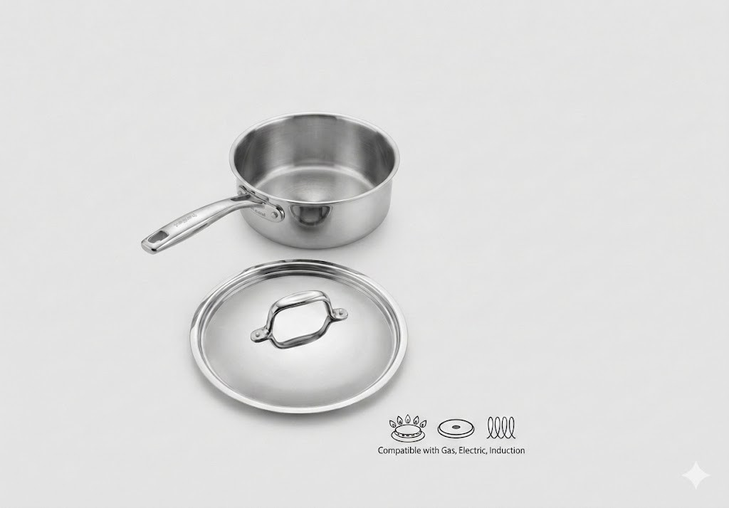 Mueller Pots and Pans Set 17-Piece, Ultra-Clad Pro Stainless Steel Cookware Set