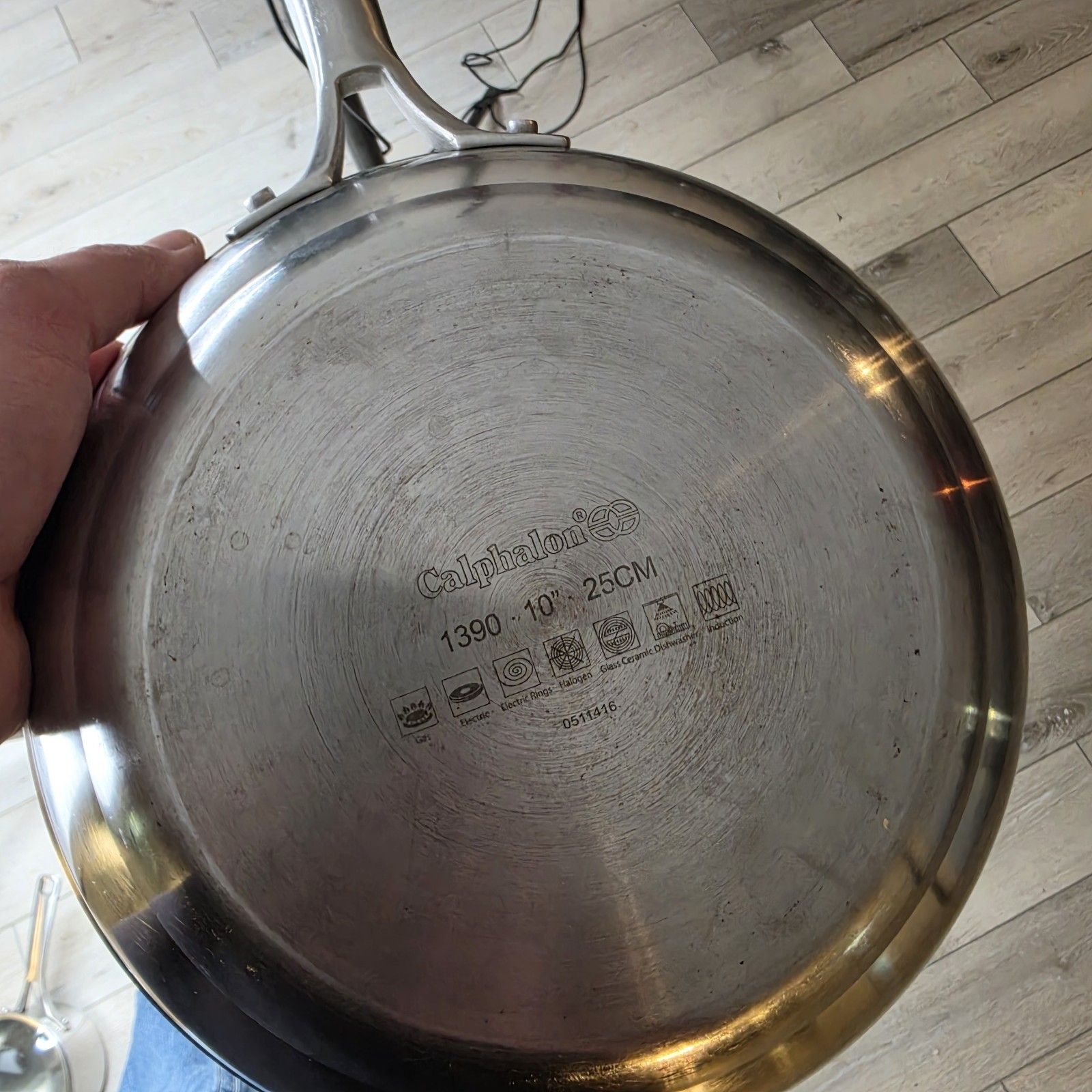 Calphalon Stainless Steel Cookware 10in Frying Pan And 1.5 qt Saucepan With Lid