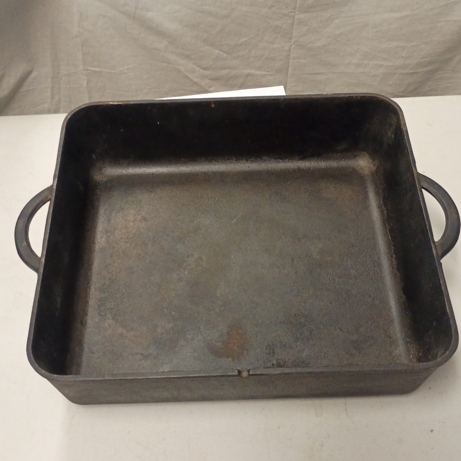 VTG Cast Iron Commercial Restaurant Baker Casserole Roasting Pan WB11