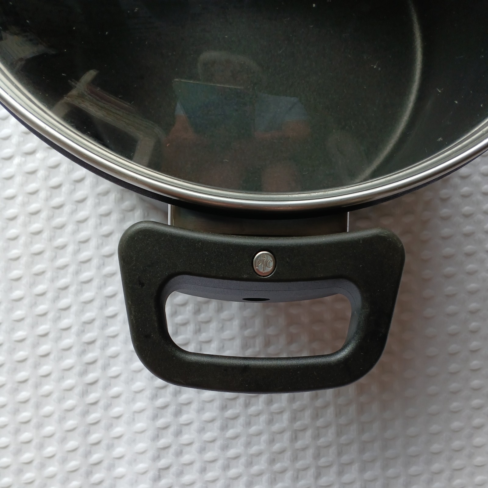 RETIRED Pampered Chef 5.25 qt (5-L) Stock Pot W/Lid Nonstick Made In Germany