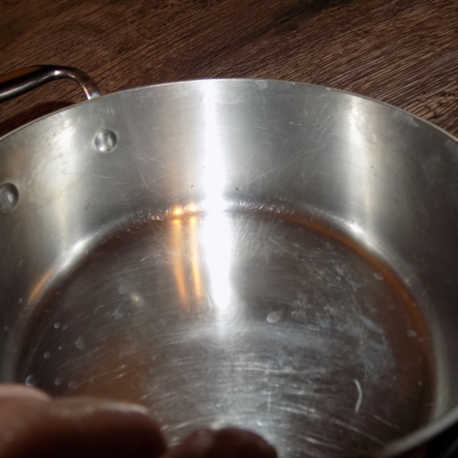 All-Clad Stainless Steel Petite Braiser Sauce Pan with Lid Silver Good Condition