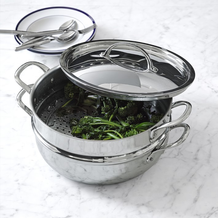 Signature Thermo-Clad Steam & Braise Dutch Oven-Williams Sonoma|46070