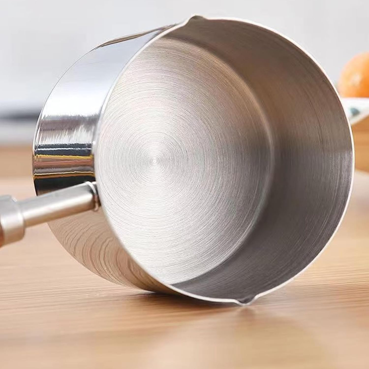 Stainless Steel Mini Saucepan Cooking Pot Chocolate Melting Pot Milk Warmer