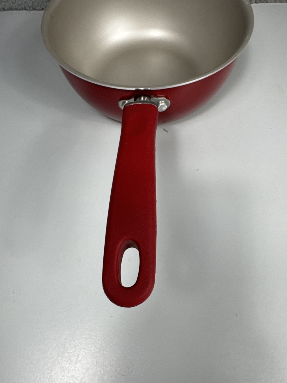 Rachael Ray Create Delicious 3qt Everyday Pan Red Shimmer 9” No Lid Excellent