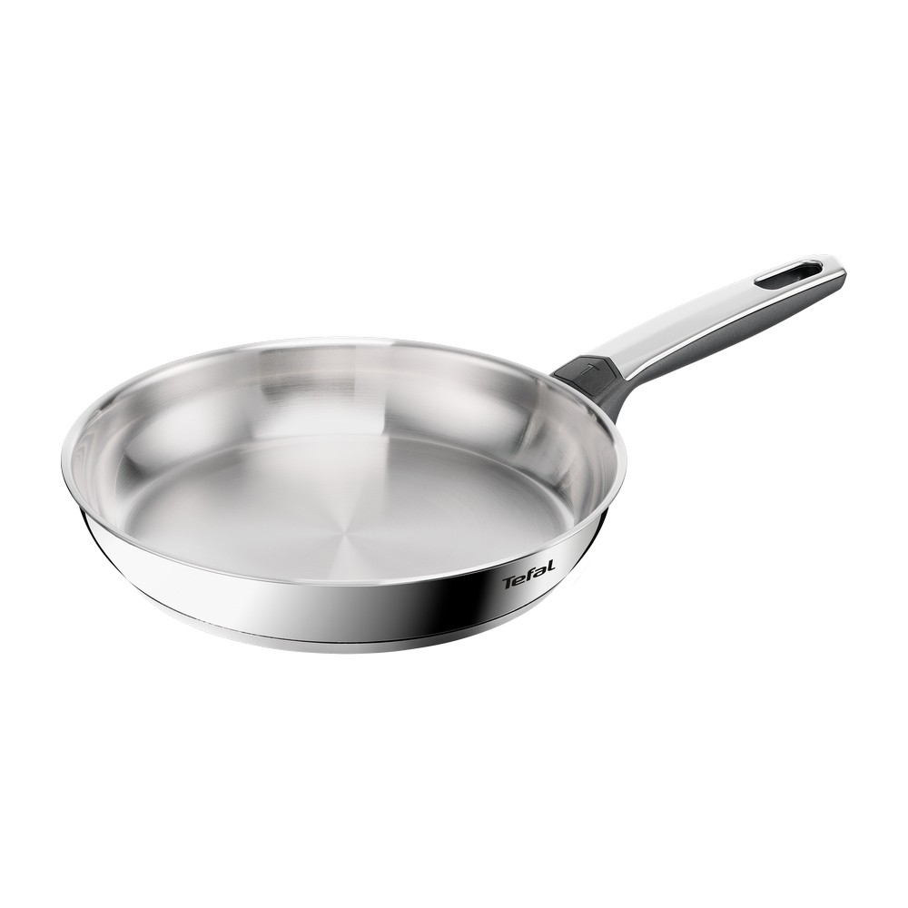 Tefal Emotion+ Induction Stainless Steel Uncoated Frypan 24cm