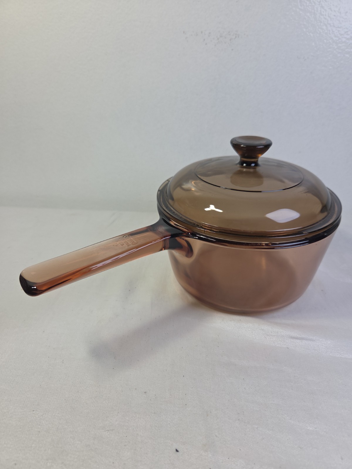 VISIONS Pyrex G.V-1-C Glass Saucepan Brown Transparent With Lid Two-Piece Set