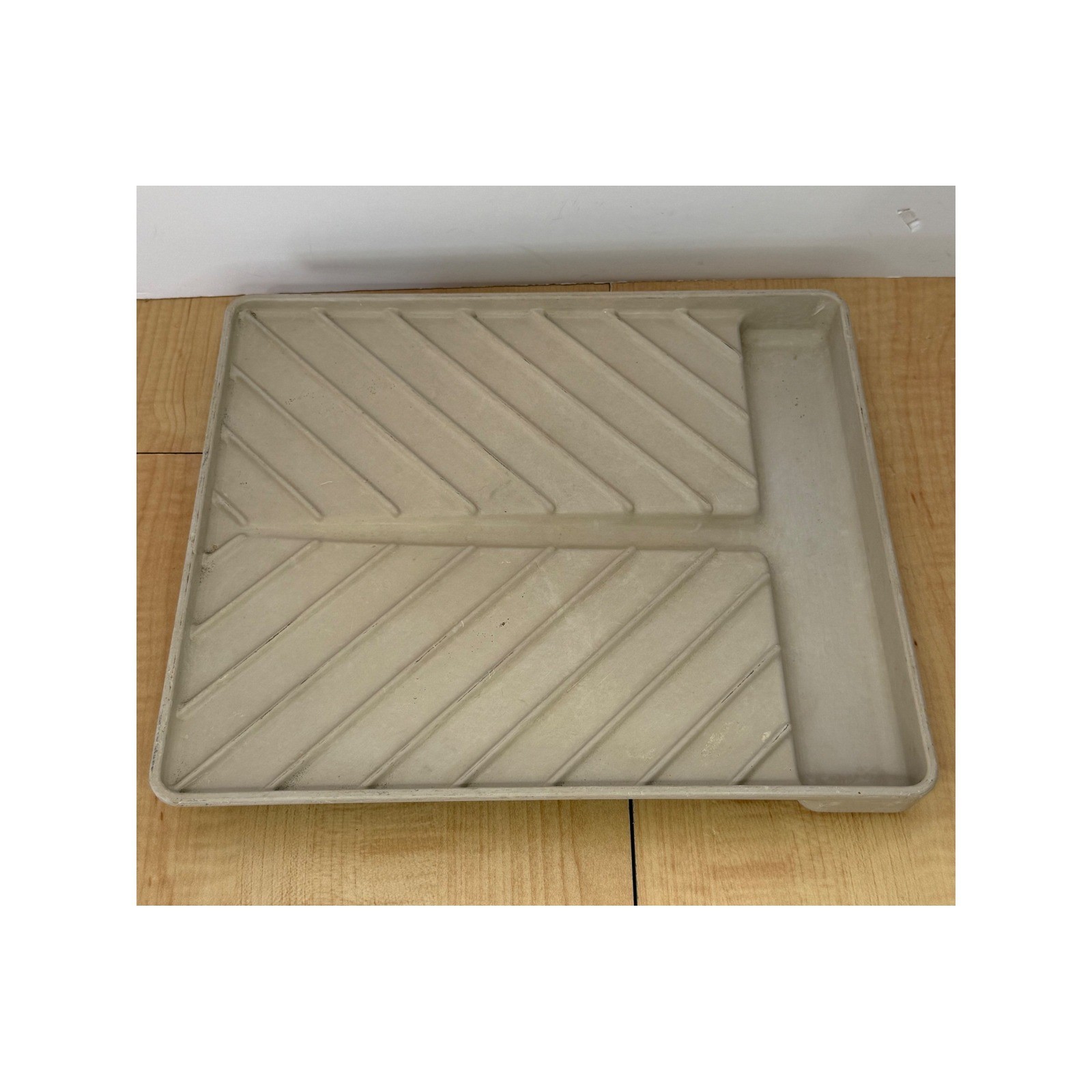 Anchor Hocking Microware Browning Tray PM 469-T1 Beige Vintage Made in USA