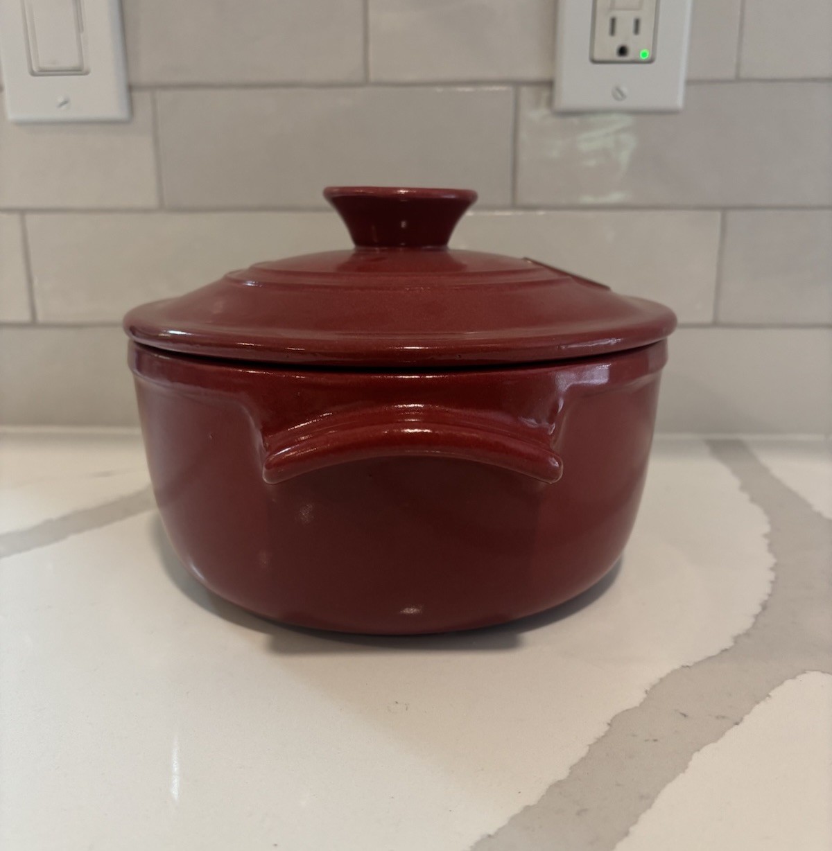 Emile Henry Red 1.9 qt Dutch Oven