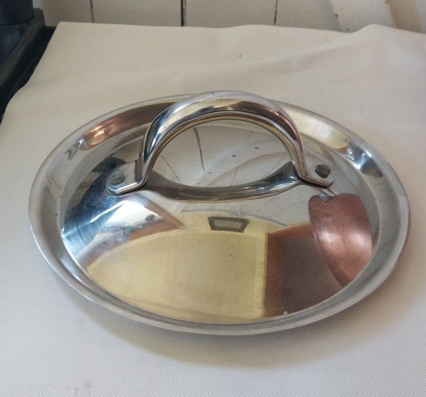 La Sera Hammered Cookware Copper Pot Collection De Luxe Copper Triply w/Lid