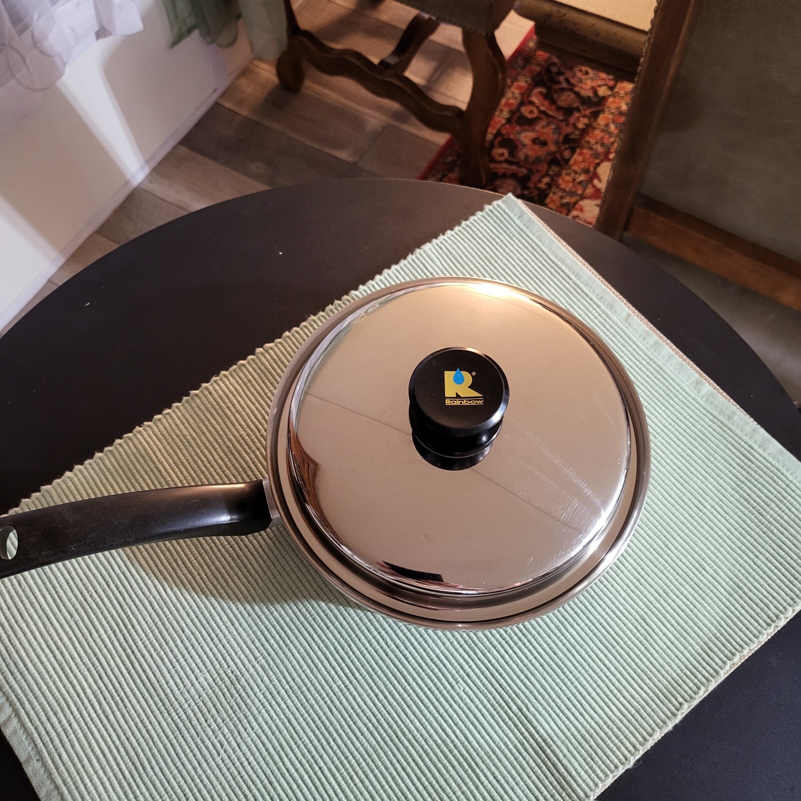 VTG RAINBOW SAUCE PAN POT COOKING SYSTEM 8″ LID SURGICAL STAINLESS STEEL 🇺🇸