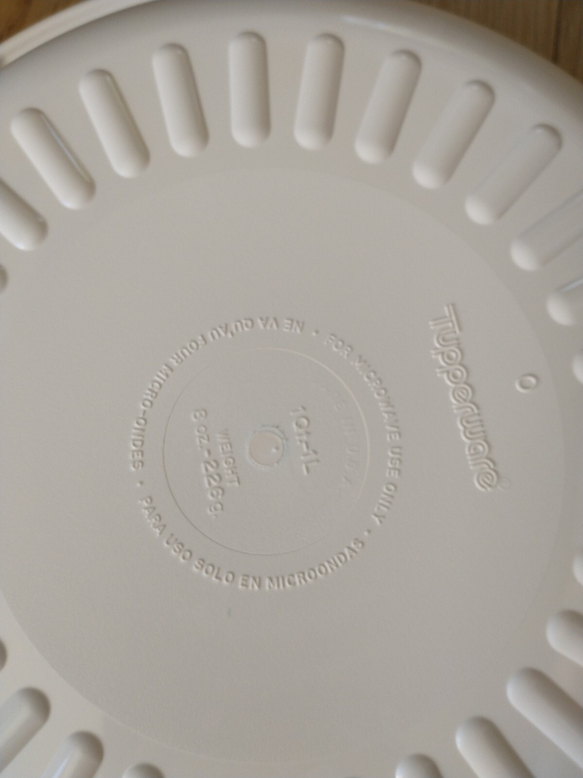 Tupperware Microwave Almond Stack Cooker 12oz, 9oz, 2-8oz Lid 2 -O- Lids