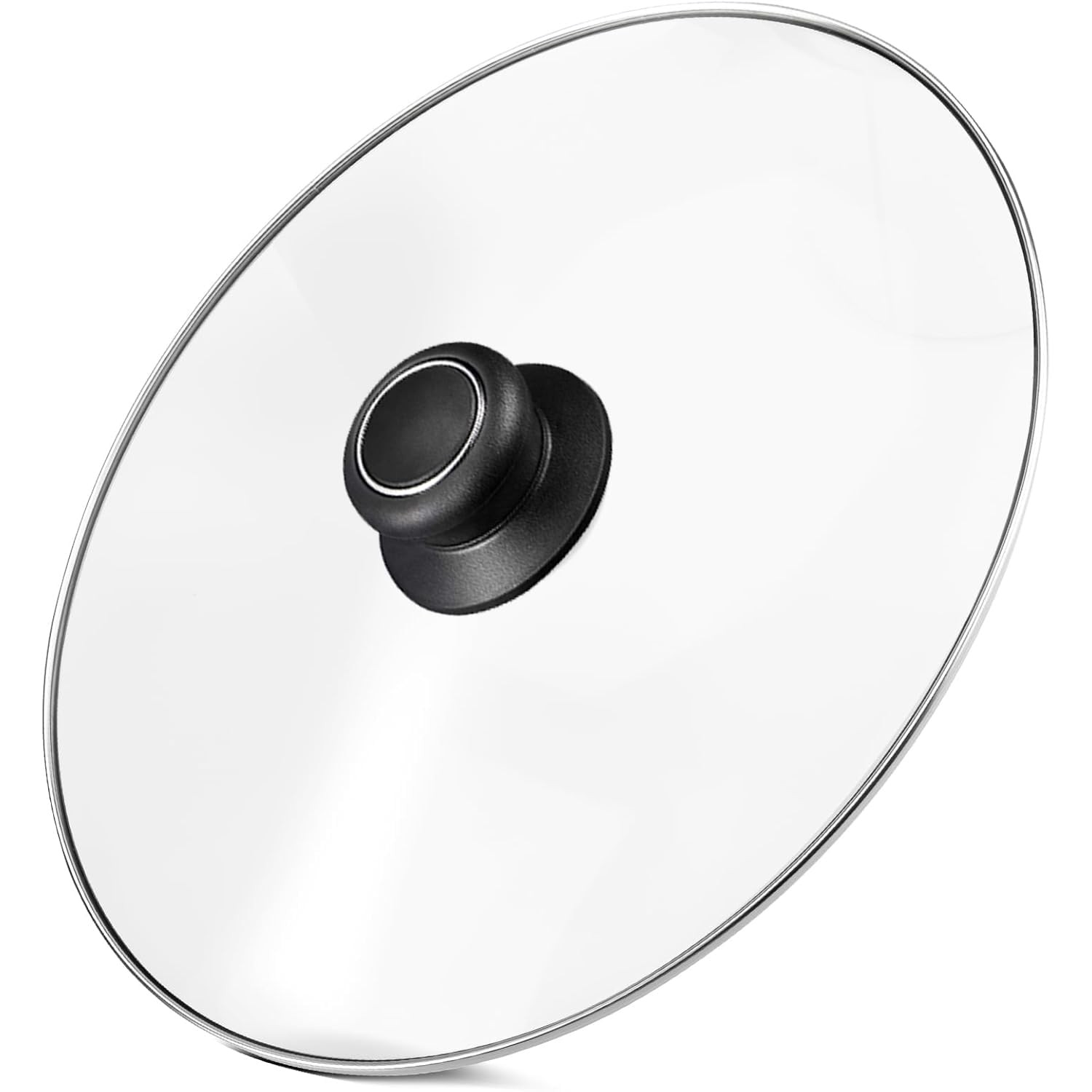 12Inch Tempered Glass Pot Lid Compatible with Lodge 12Inch Cast Iron Skillets 7