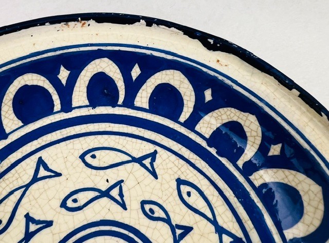Hand Painted African Tajine