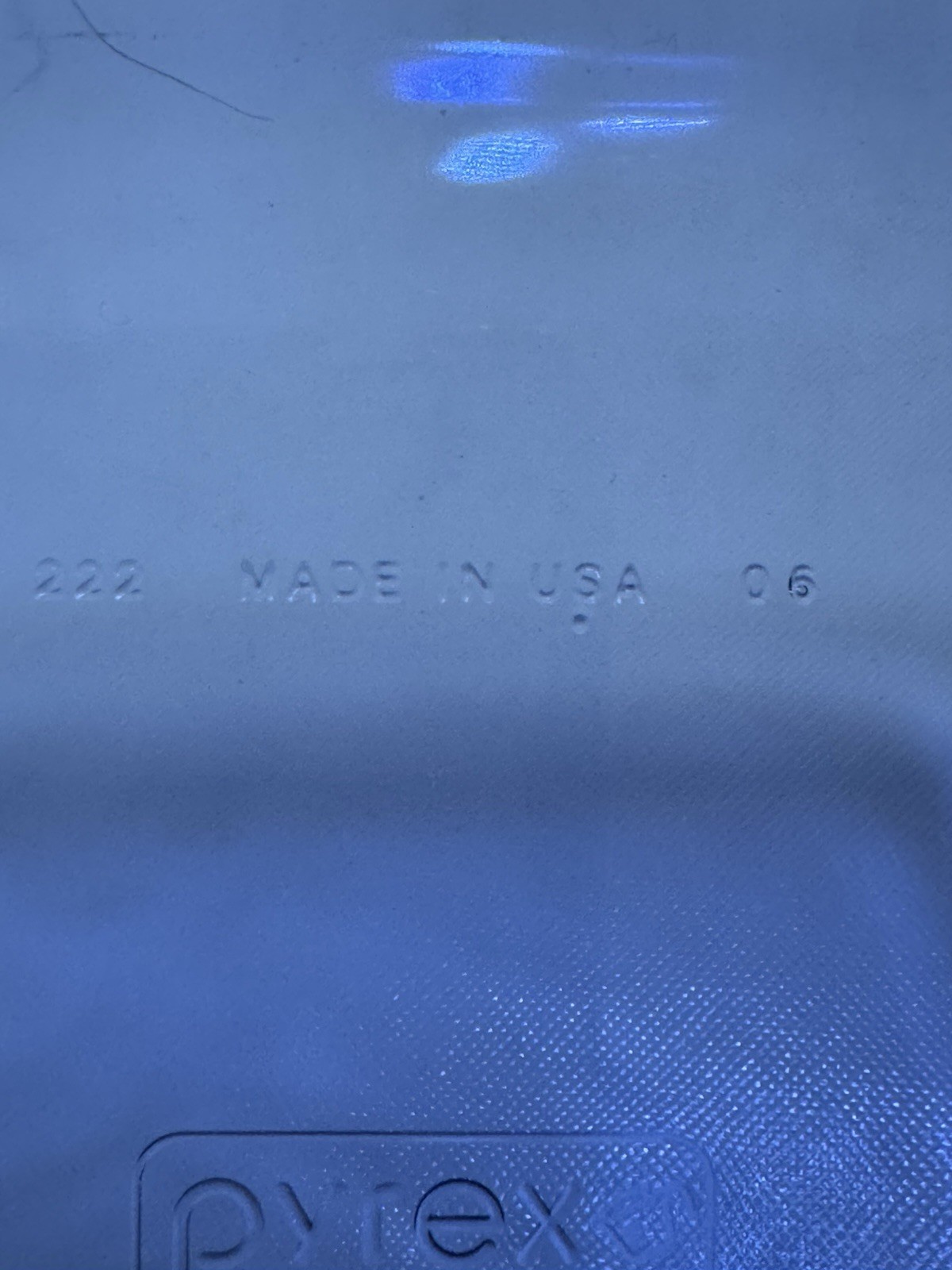Pyrex Cobalt Blue 2 Qt Square Baking Dish 222-R 8×8 Vintage Glass Oven USA