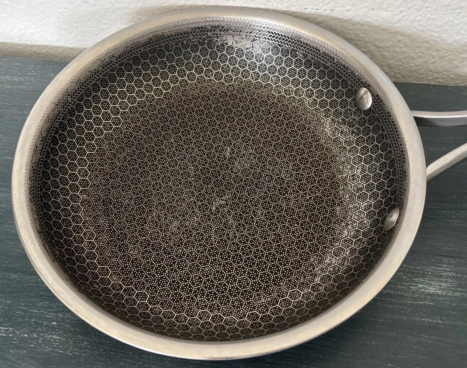 HEXCLAD 8″ Frying Pan Hybrid Stainless Steel Non-Stick Fry Pan ONLY NO Lid