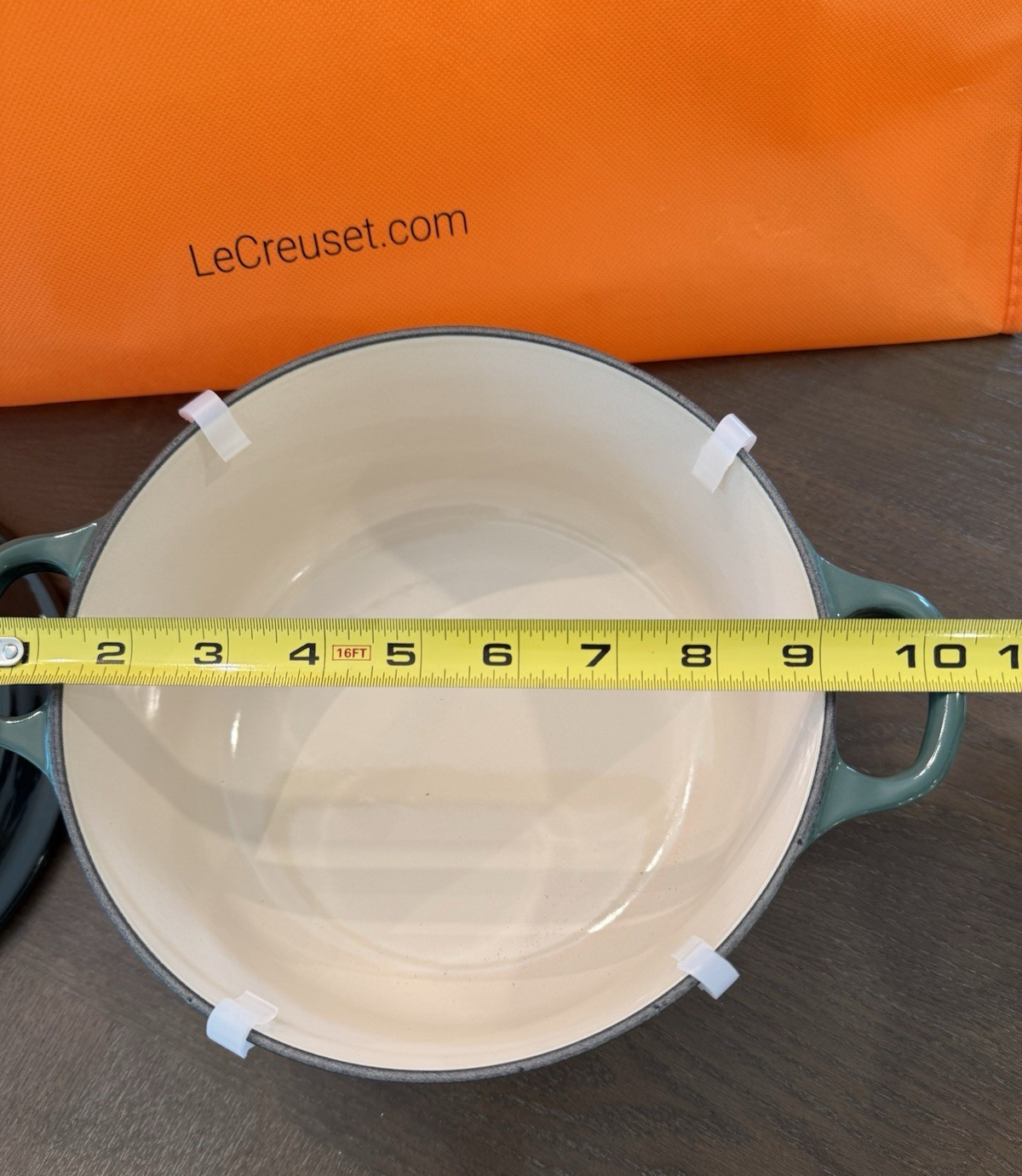 NEW Le Creuset Traditional Round 20 2.75 qt ARTICHAUT Green Cast Iron Dutch Oven