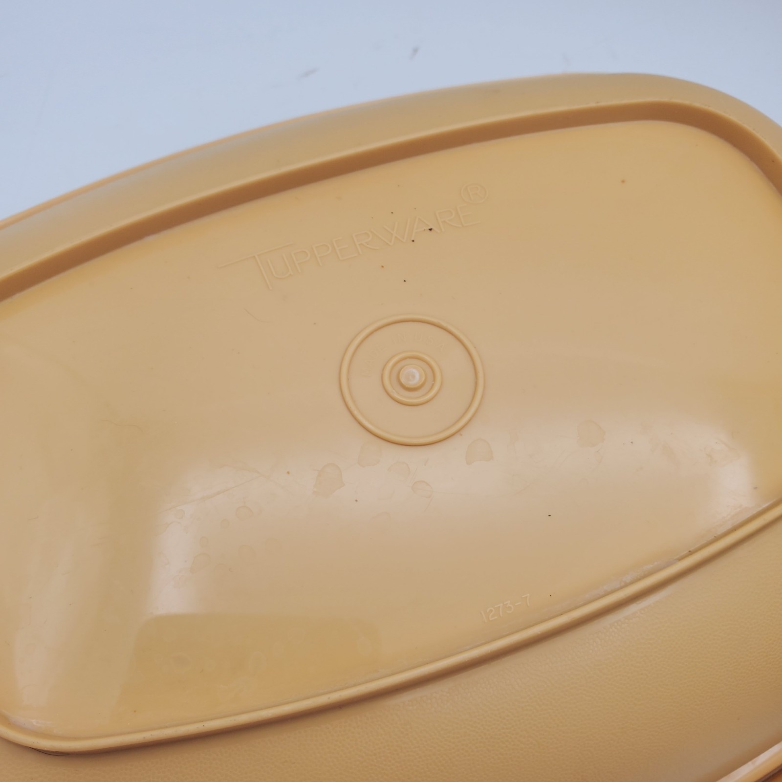 VTG Tupperware Steamer 3 Piece Harvest Gold Microwave Vegetable Microwave Cooker