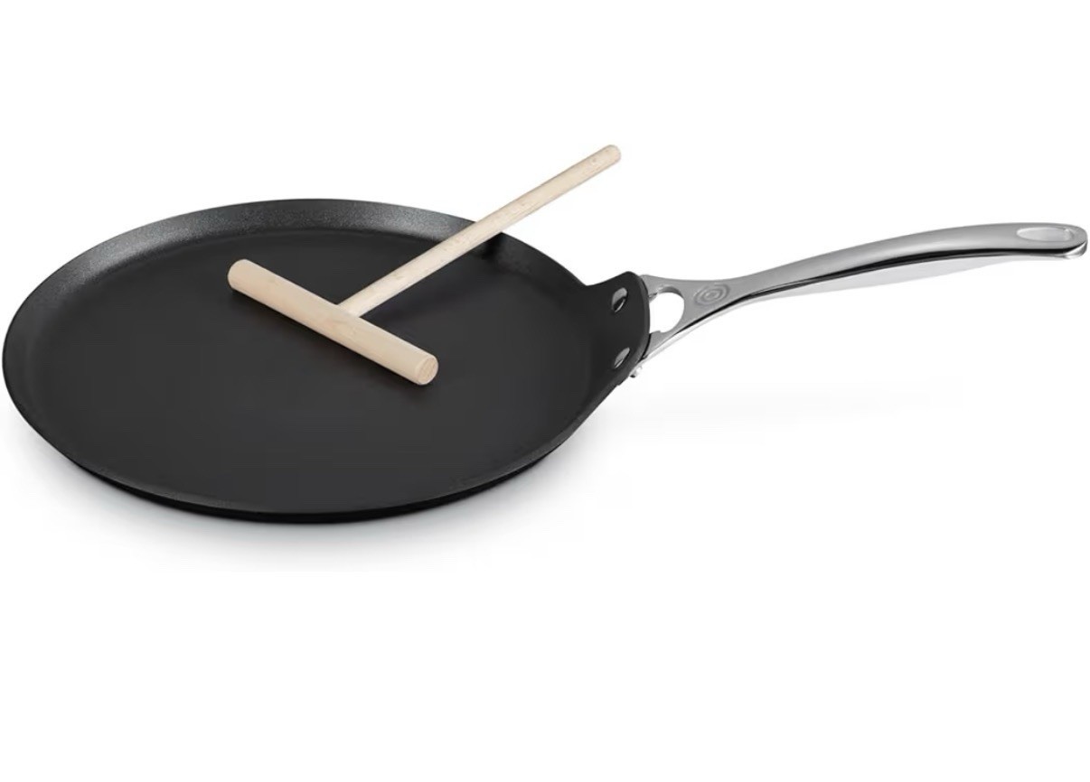 Le Creuset Toughened Nonstick PRO Crepe Pan , 11″ NEW With Rateau