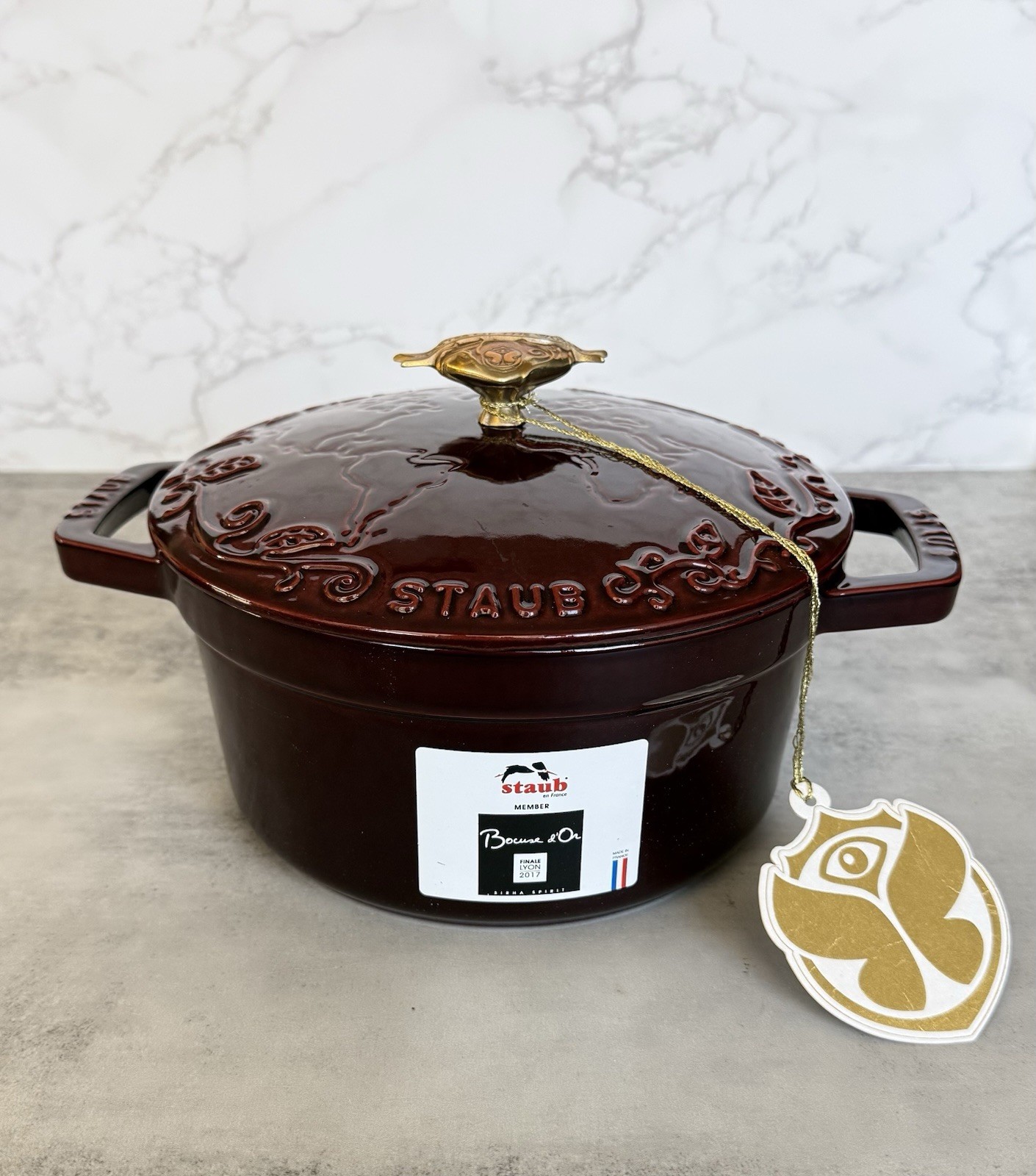 Staub Cast Iron Dutch Oven 20 Tomorrowland Grenadine New Rare Limited Edition
