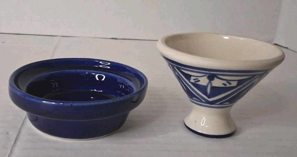 Le Souk Ceramique 3.5″ Tagine Set Of 4 Made In Tunisia Pre-owned