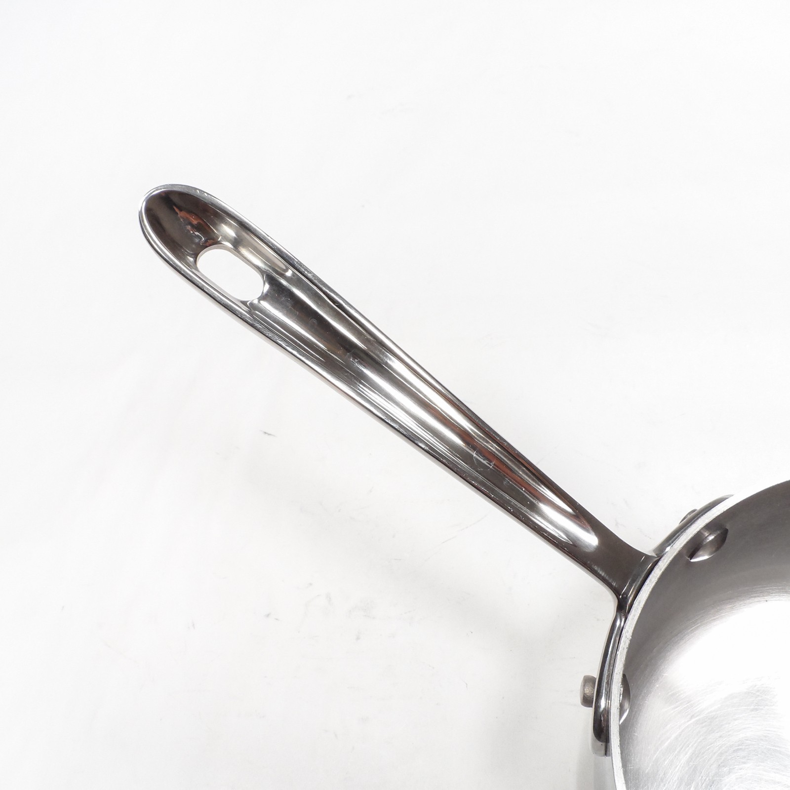 All Clad Made in USA Tri Ply 6″ 2 Quart Stainless Steel Sauce Pan Pot – With Lid