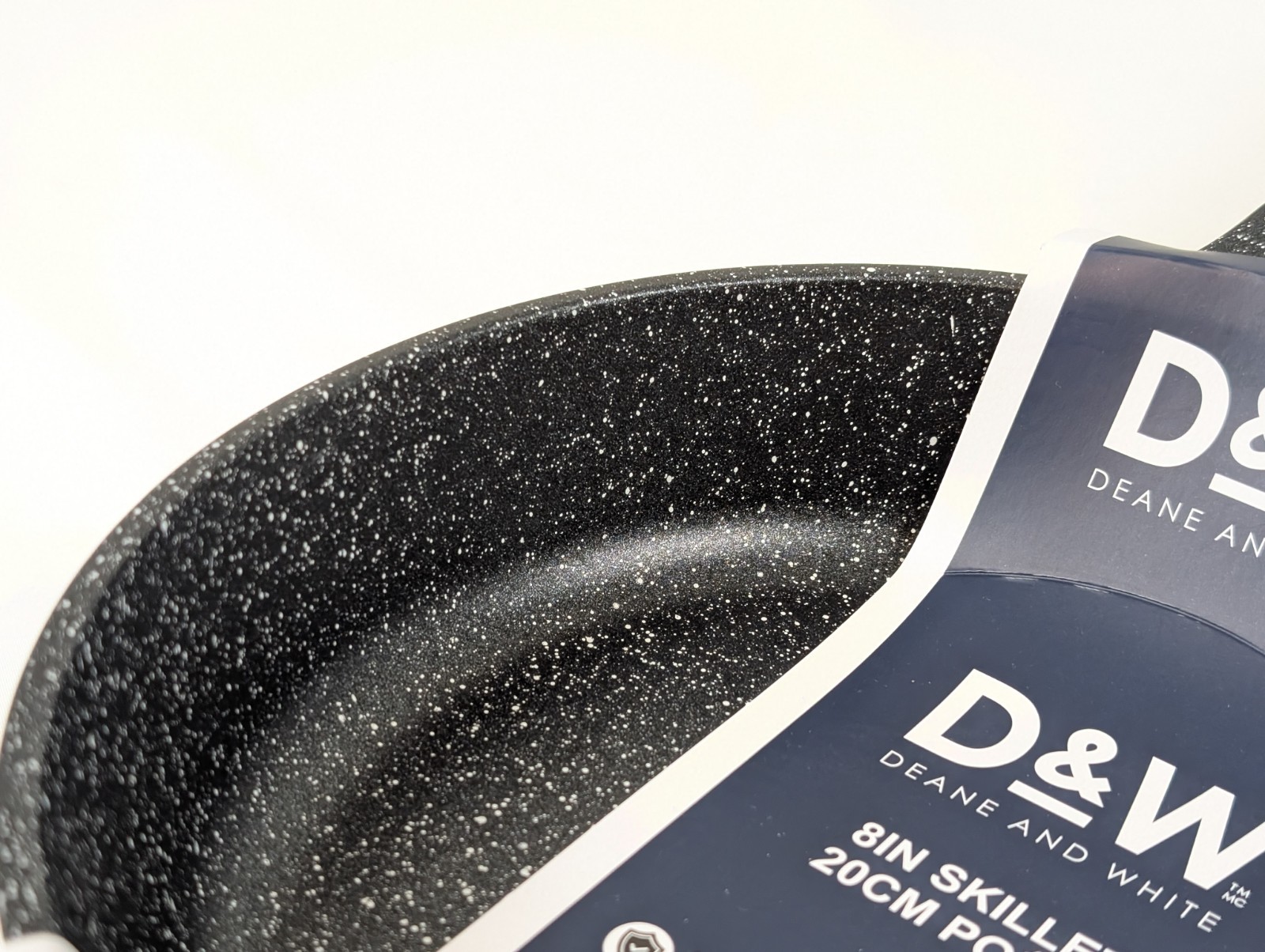 D&W Frying Pan 8 Inch Nonstick FRY Skillet Black Deane & White Premium Cookware