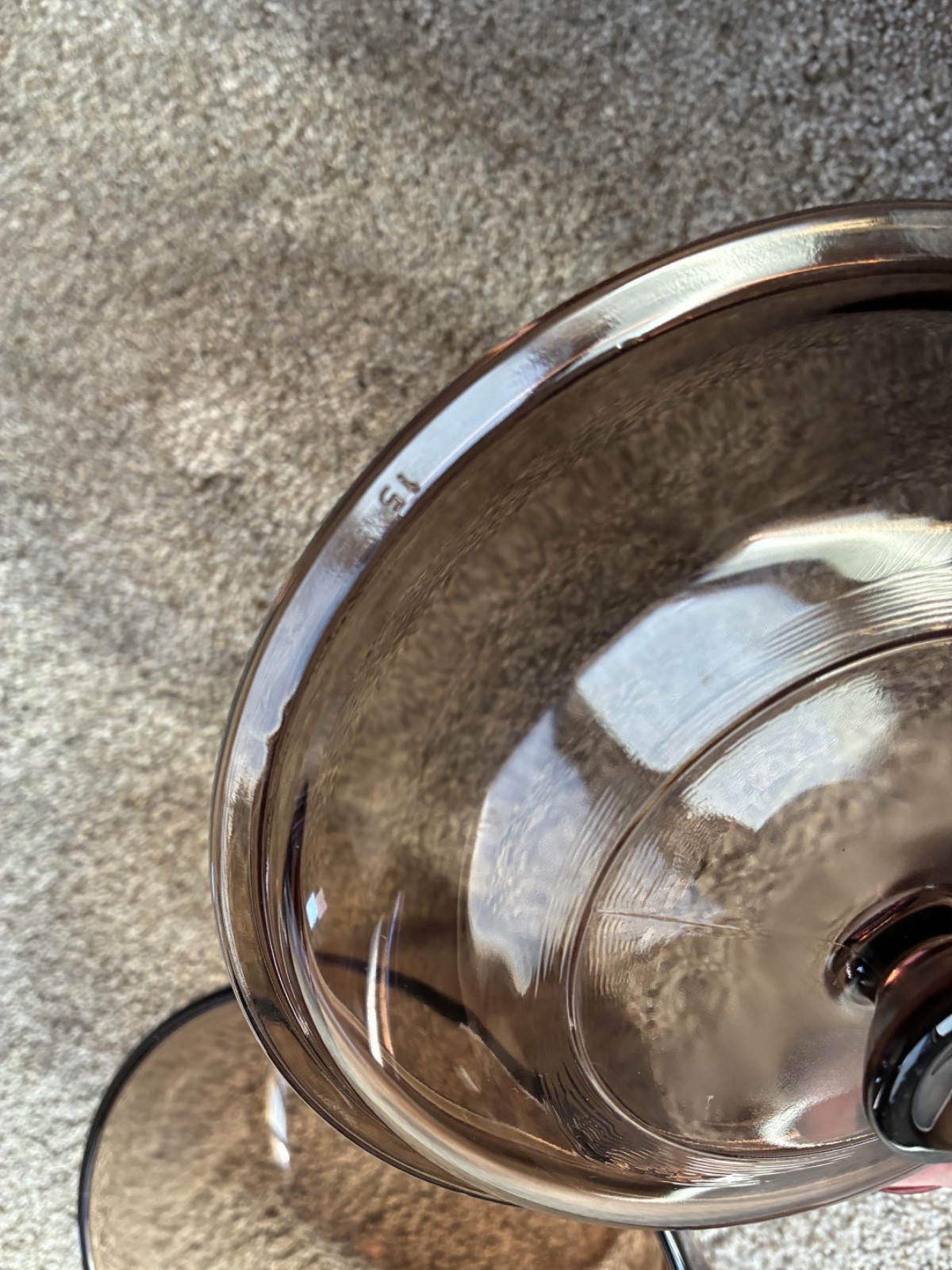 Corning Pyrex Visions Amber 1 1/2 Quart 1.5 Covered Saucepan pan & Lid V-1.5-C