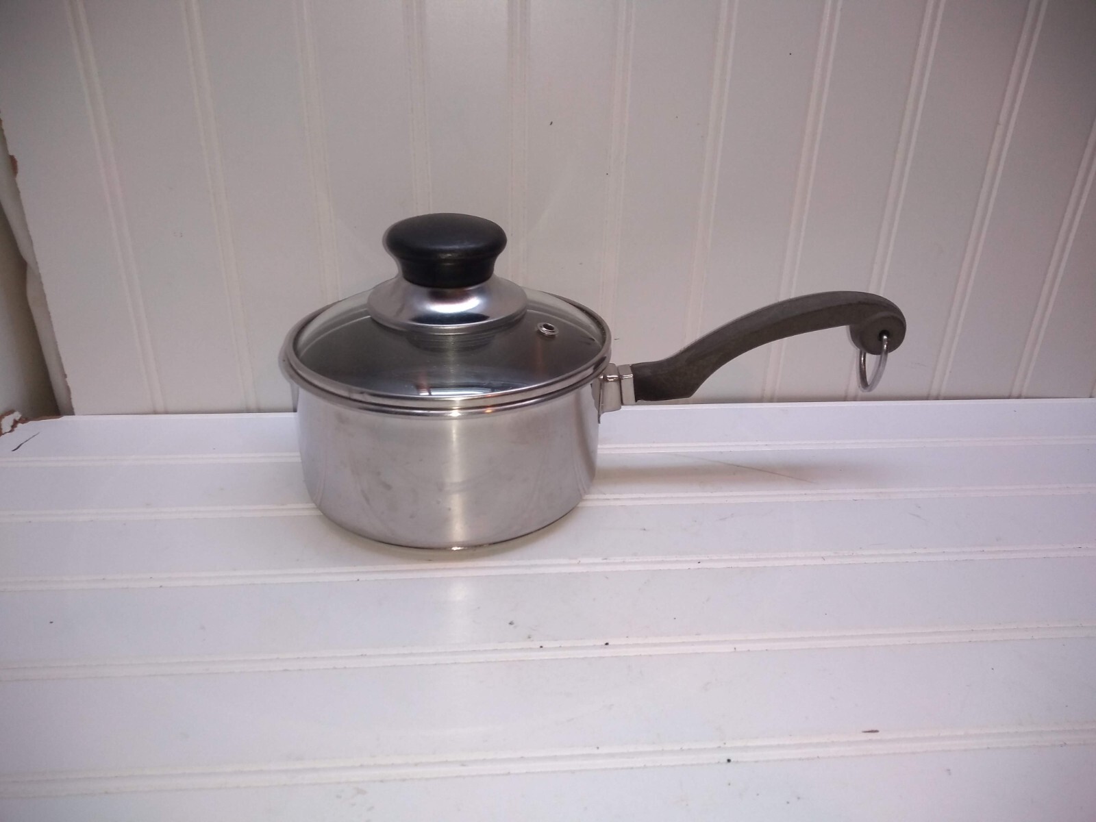Farberware 1.0Qt Stainless Bonded Bottom Sauce Pan Casserole & Lid