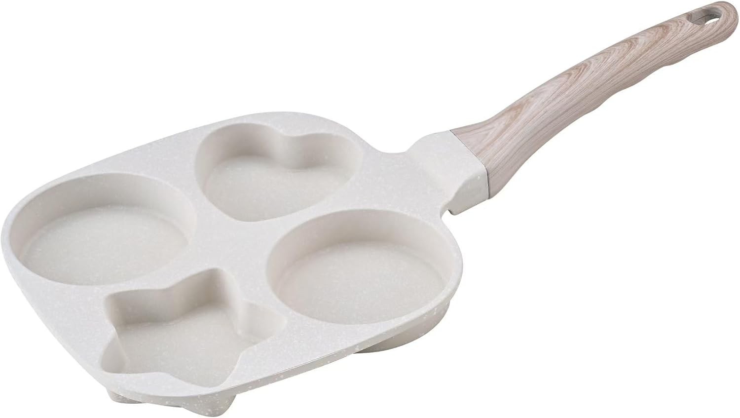 Pancake Pan for Pancake, Hamburger, Bacon, Easy to Clean, Detachable Bakelite