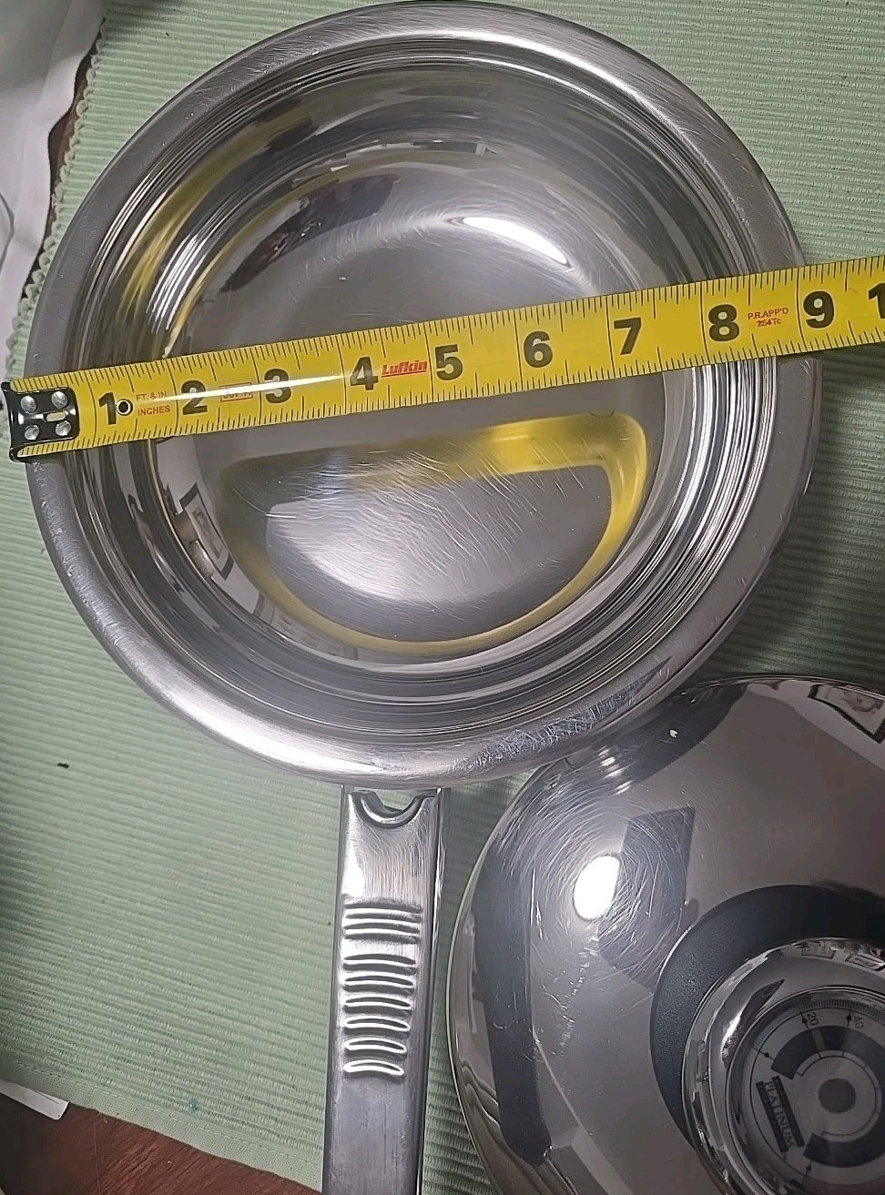 Platinum 24 Element T304 Stainless Skillet 9”