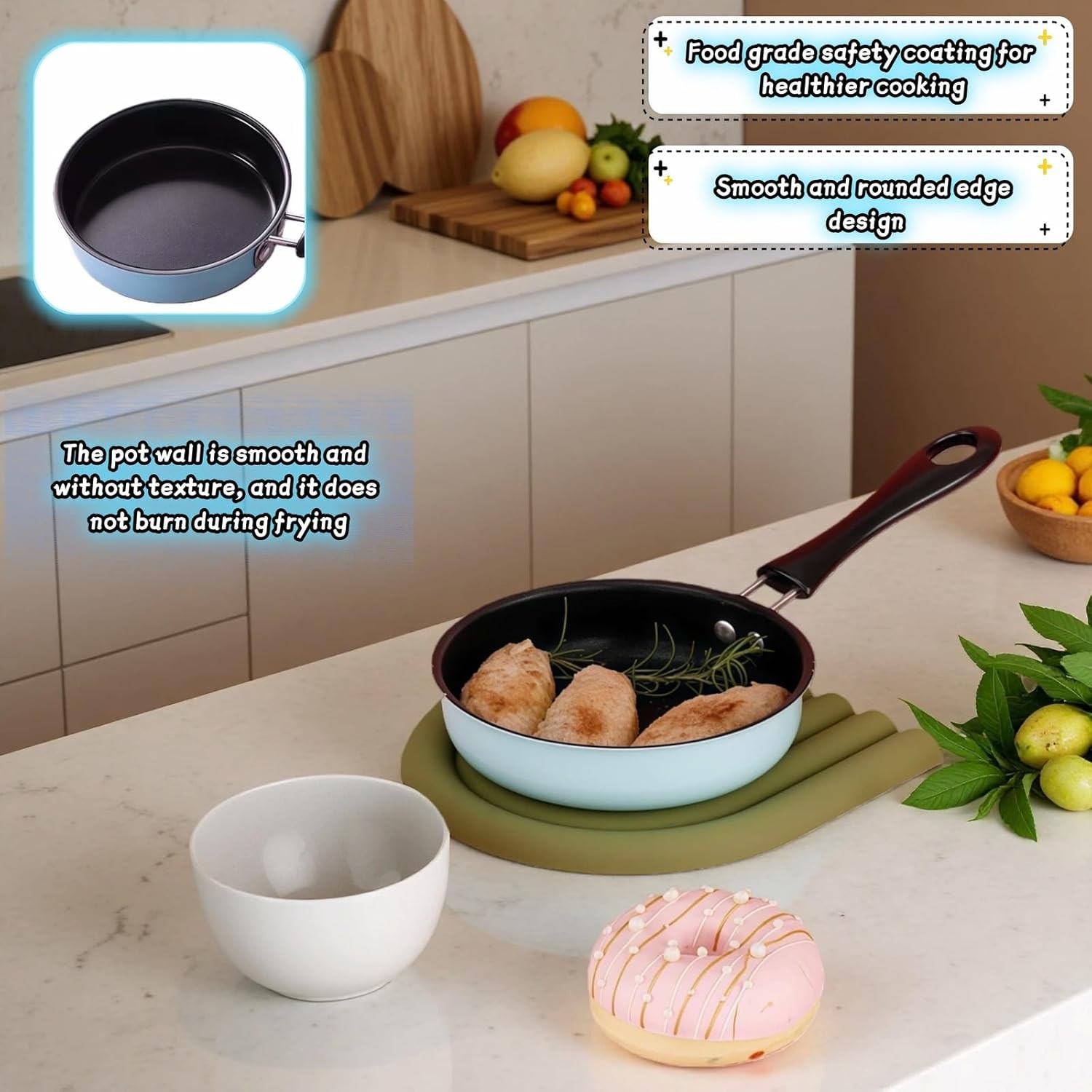 Induction & Gas Compatible – Perfect for Camping, RV, Omelets,