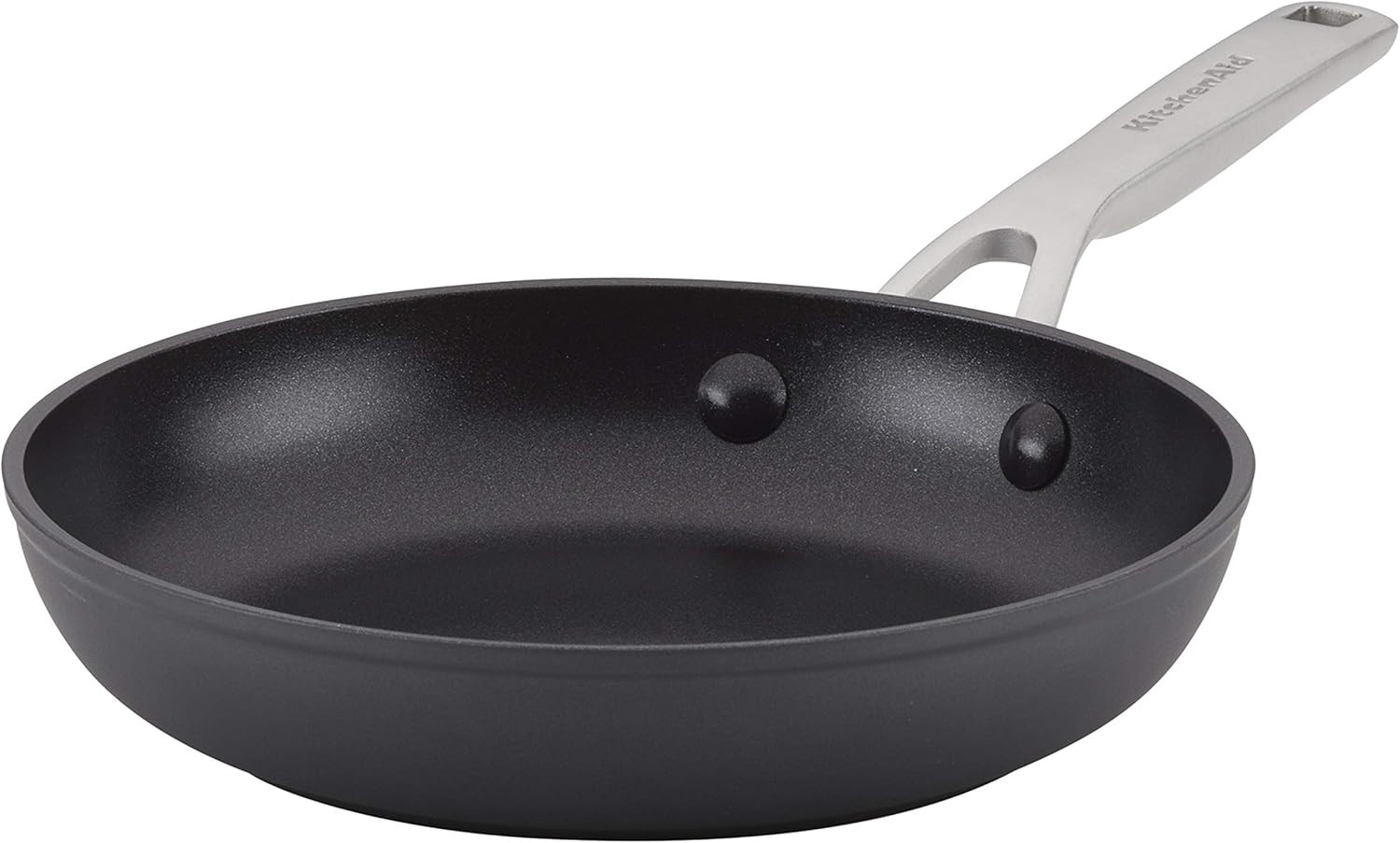 Kitchenaid Hard Anodized Induction Nonstick Fry Pan/Skillet, 8.25 Inch, Matte Bl