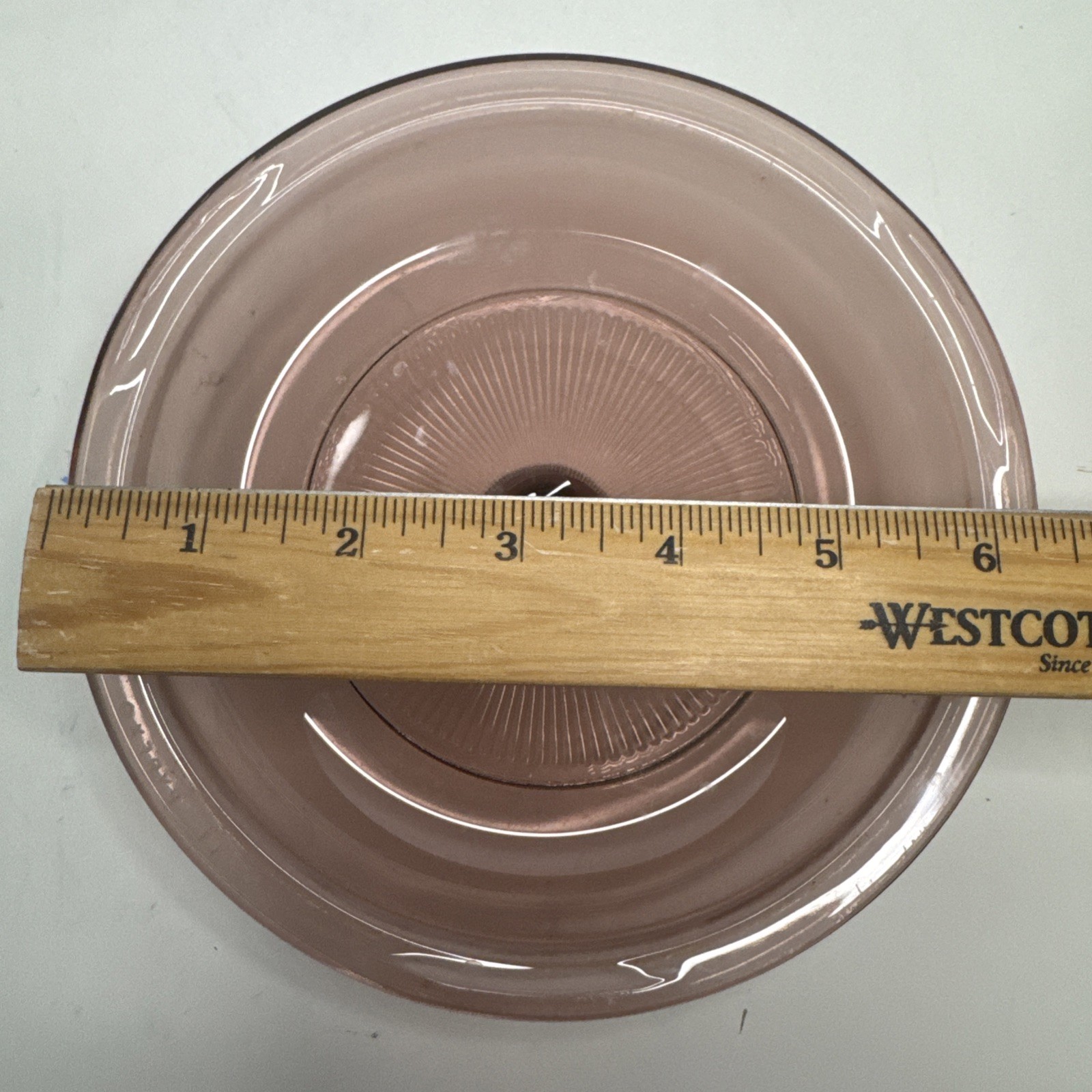 Vintage Pyrex Visions Cranberry Glass 11 V1C Lid Fits 1L / 1 QT Sauce Pan