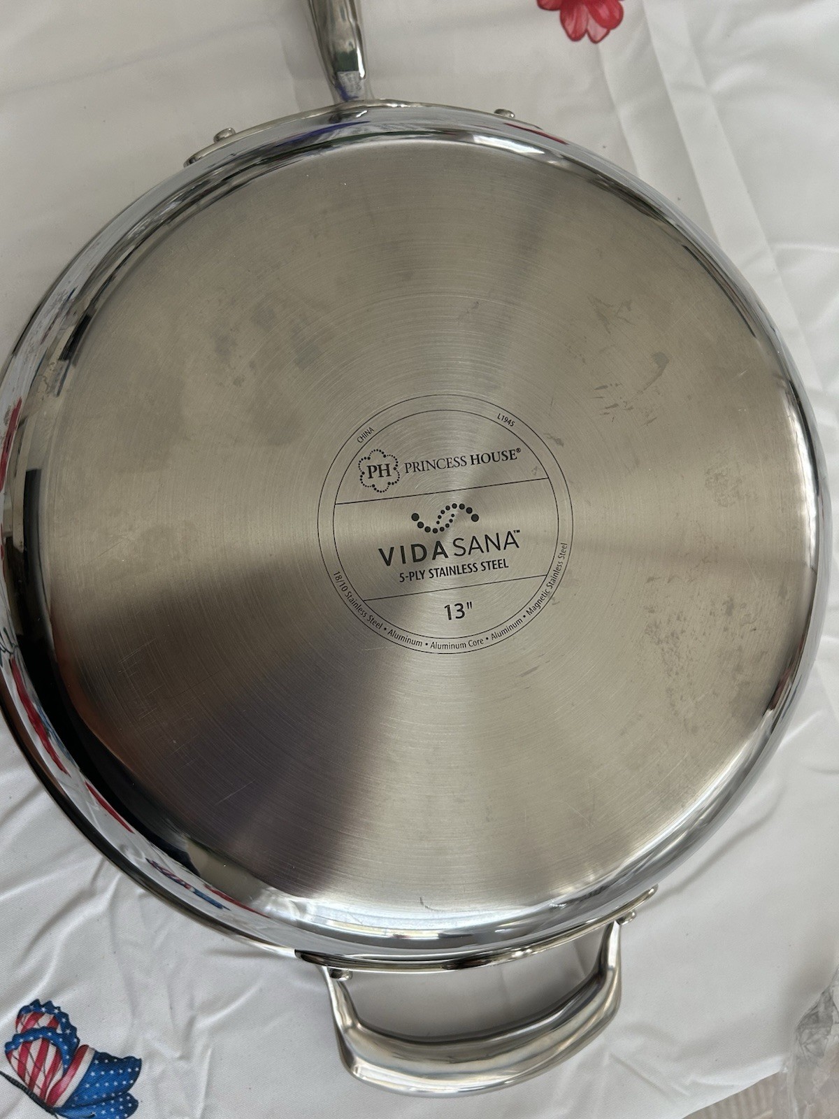 PRINCESS HOUSE 13″ 5PLY VIDA SANASKILLET STAINLESS STEEL
