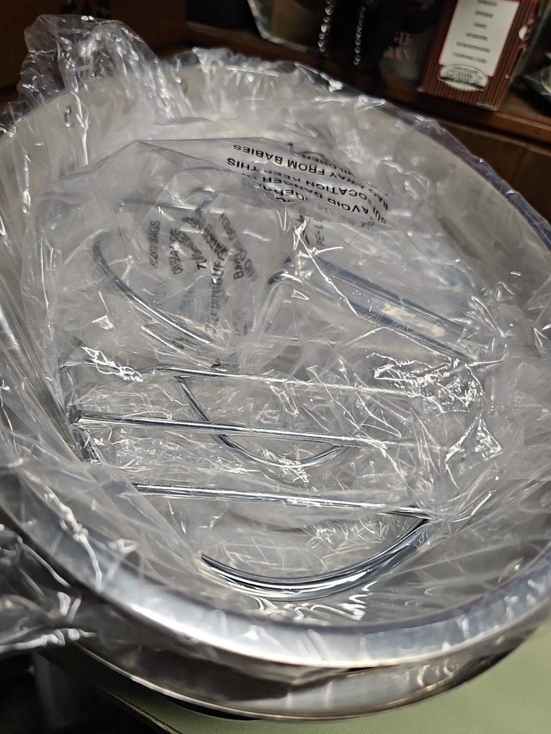 Stainless Steel Professional Roaster 12qt 48 cups 17.5 x 12 x 5. 5/8 NEW w/ RACK