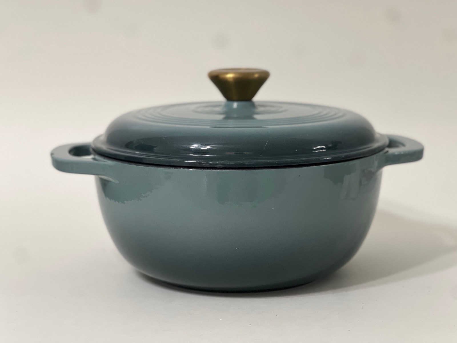 Brandani Italy Traditional Disa Cast Iron Dutch Oven Pot 3.2qt