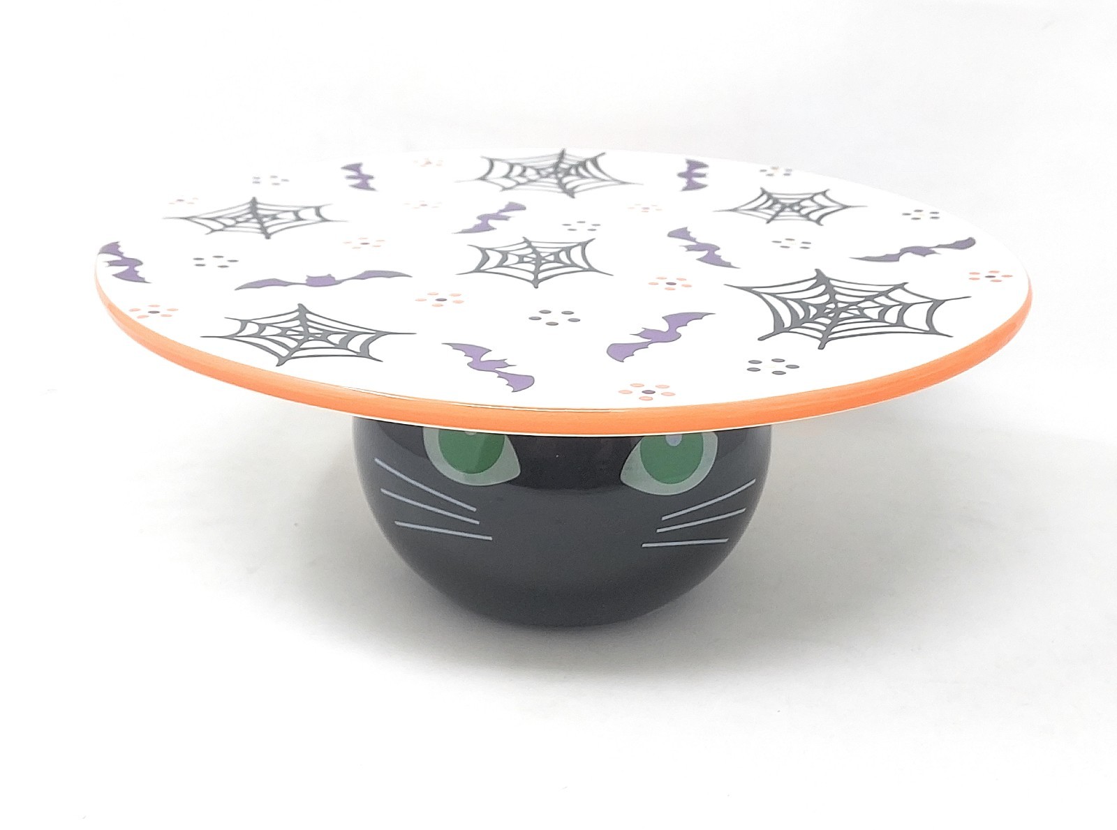 Temp-tations Two Seasonal 10″ Holiday Cake Plate T49919 Cat
