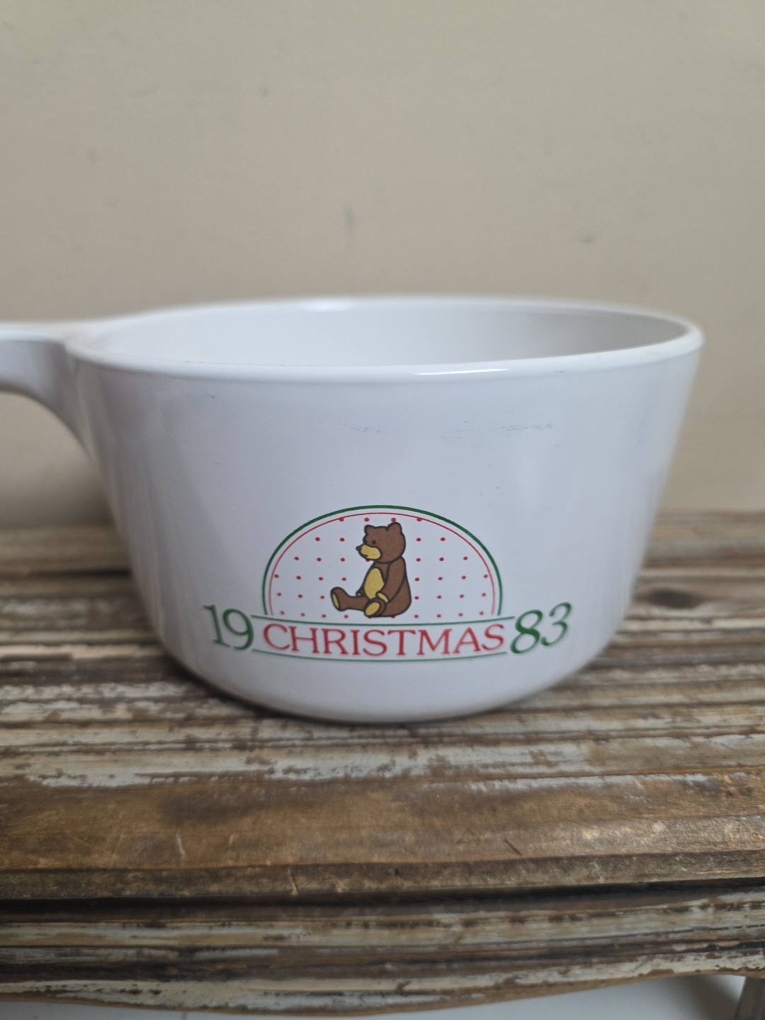 Vintage Corning Ware Saucepan U-1 1/2-B 1.5L 1983 Employee Christmas Teddy Bear