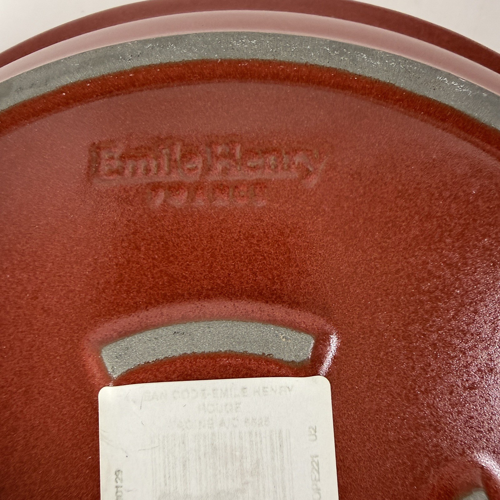 New Tagine Burgundy Emile Henry Made in France Flame Ceramic 10” FREE SHIP